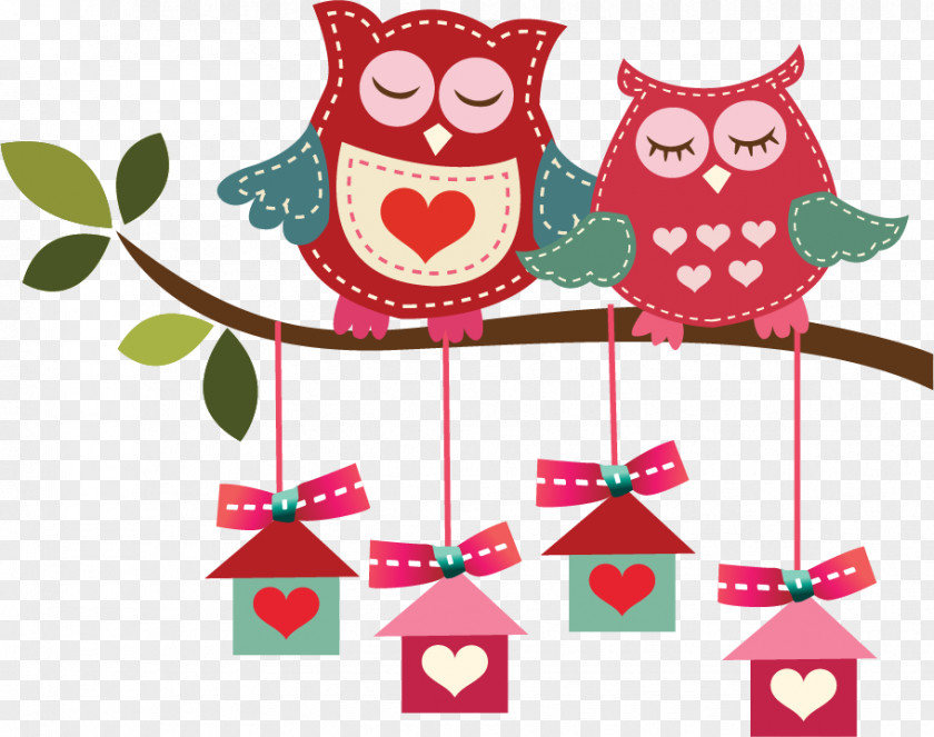 Branch Cartoon Owl Boxes Cross-stitch Embroidery Tapestry Knitting PNG