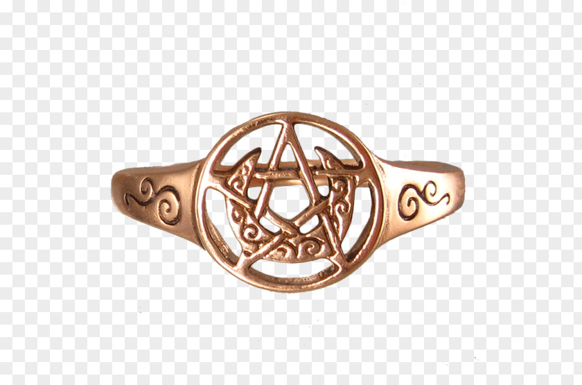 Ring Wicca Pentagram Pentacle Wedding PNG