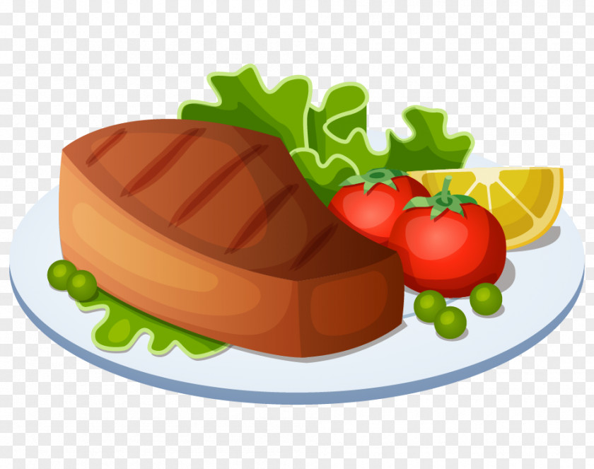 Beefsteak Cartoon Vector Graphics Stock Illustration PNG