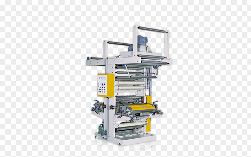 Machine Flexography Printing Press Printer PNG