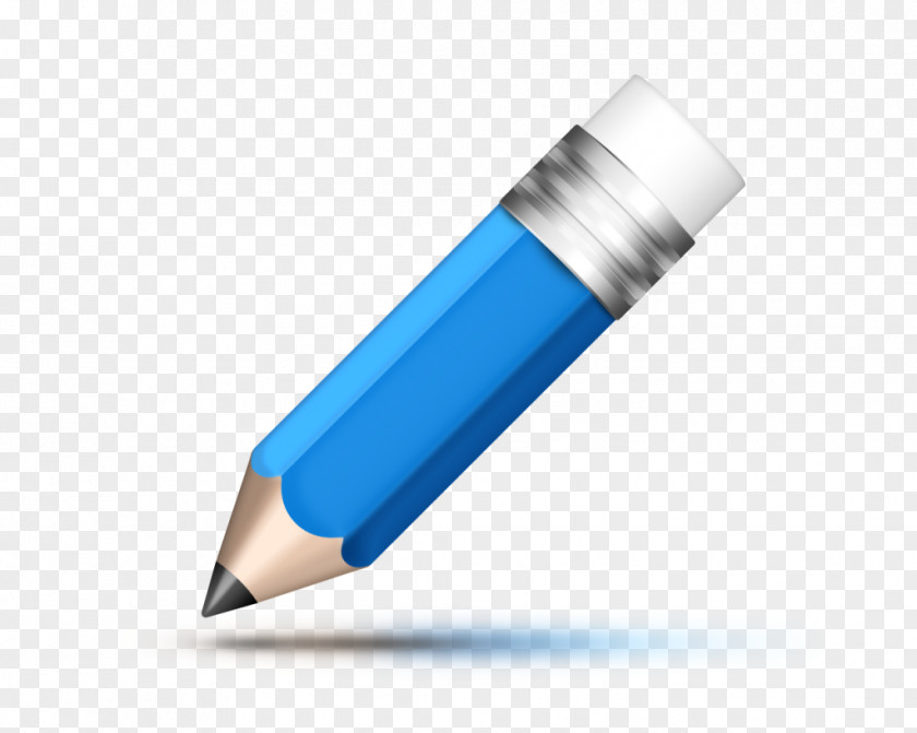 Pencil Blue PNG