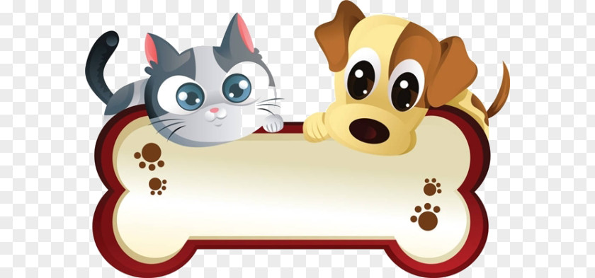 Cartoon Dog Cat Material PNG dog cat material clipart PNG