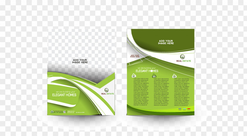Green Technology Background Album Cover Flyer PNG