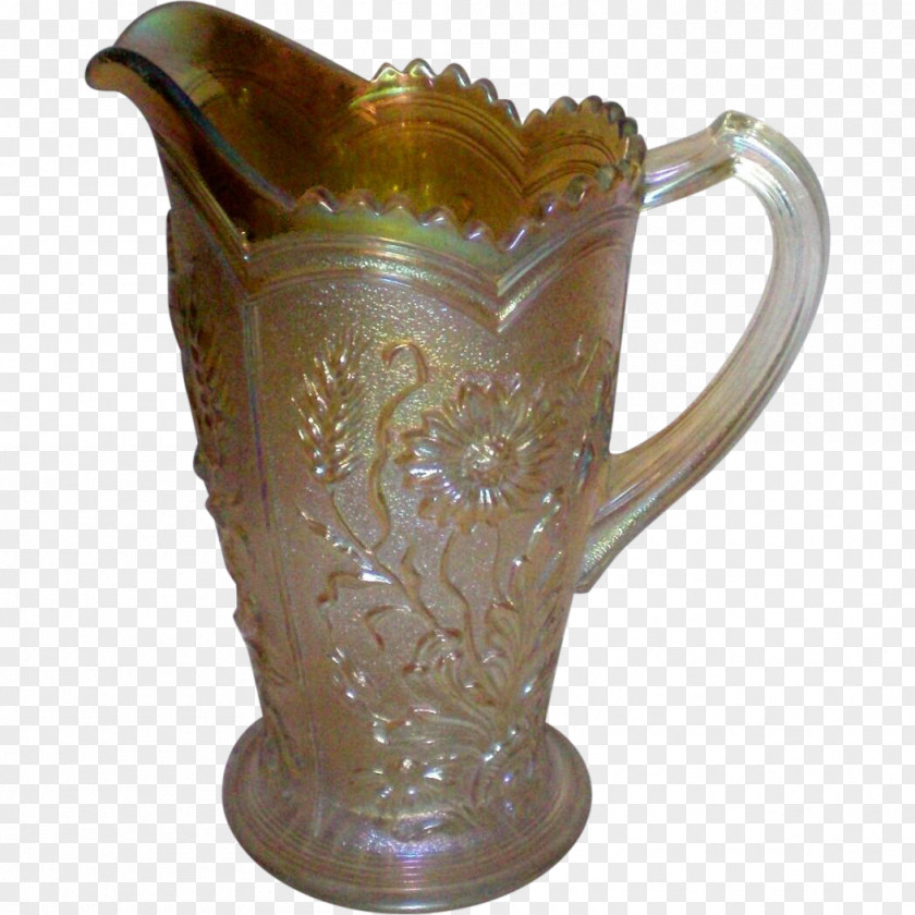 Marigold Pitcher Jug Glass Tableware Mug PNG