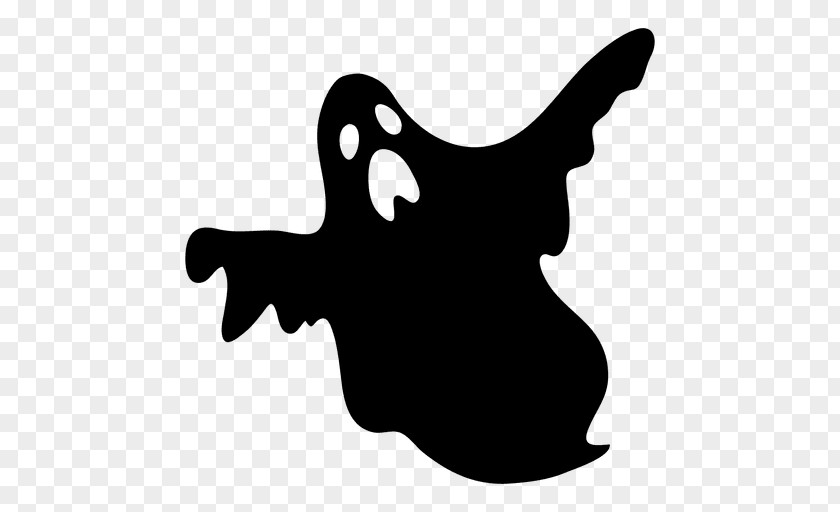 Silhouette Ghost Clip Art PNG