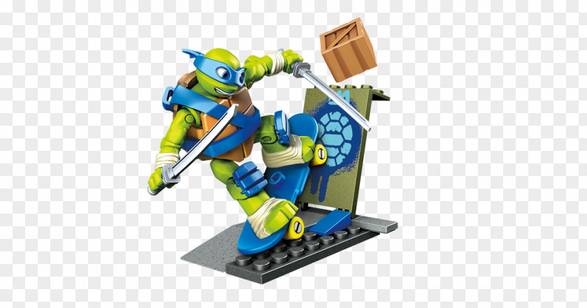 Skateboard Training Teenage Mutant Ninja Turtles Mega Brands Construction Set PNG