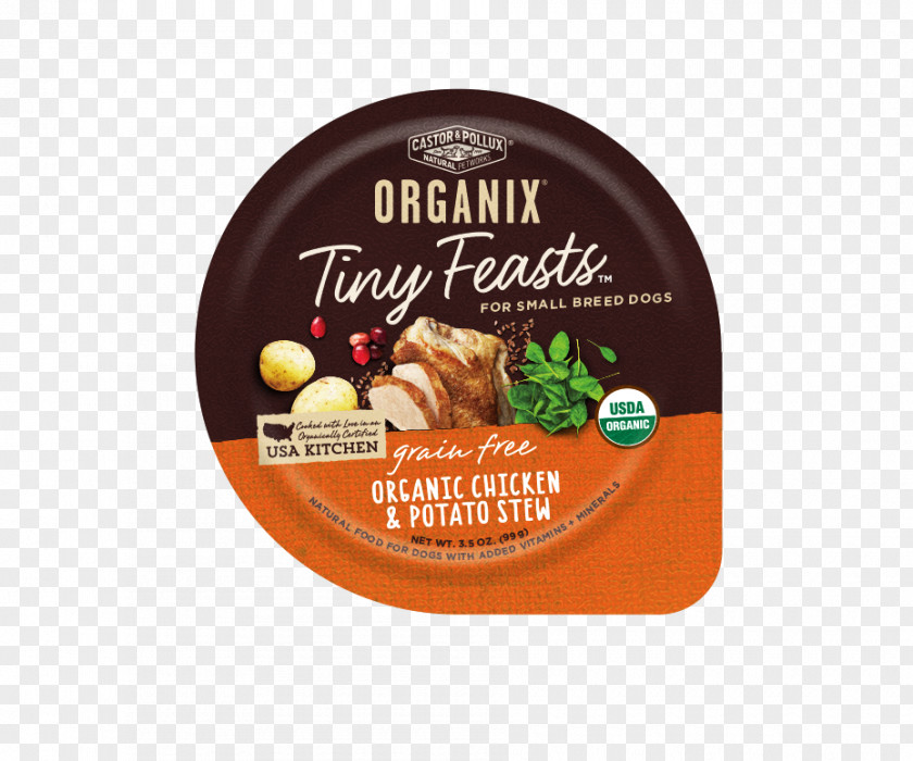 Chicken Stew Castor And Pollux Organix Tiny Feasts Grain Free Small Breed Dog Food Vegetarian Cuisine Organic PNG