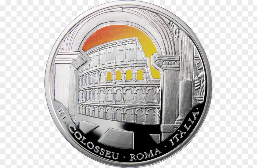 Colosseum Coin New7Wonders Of The World Taj Mahal Christ Redeemer PNG
