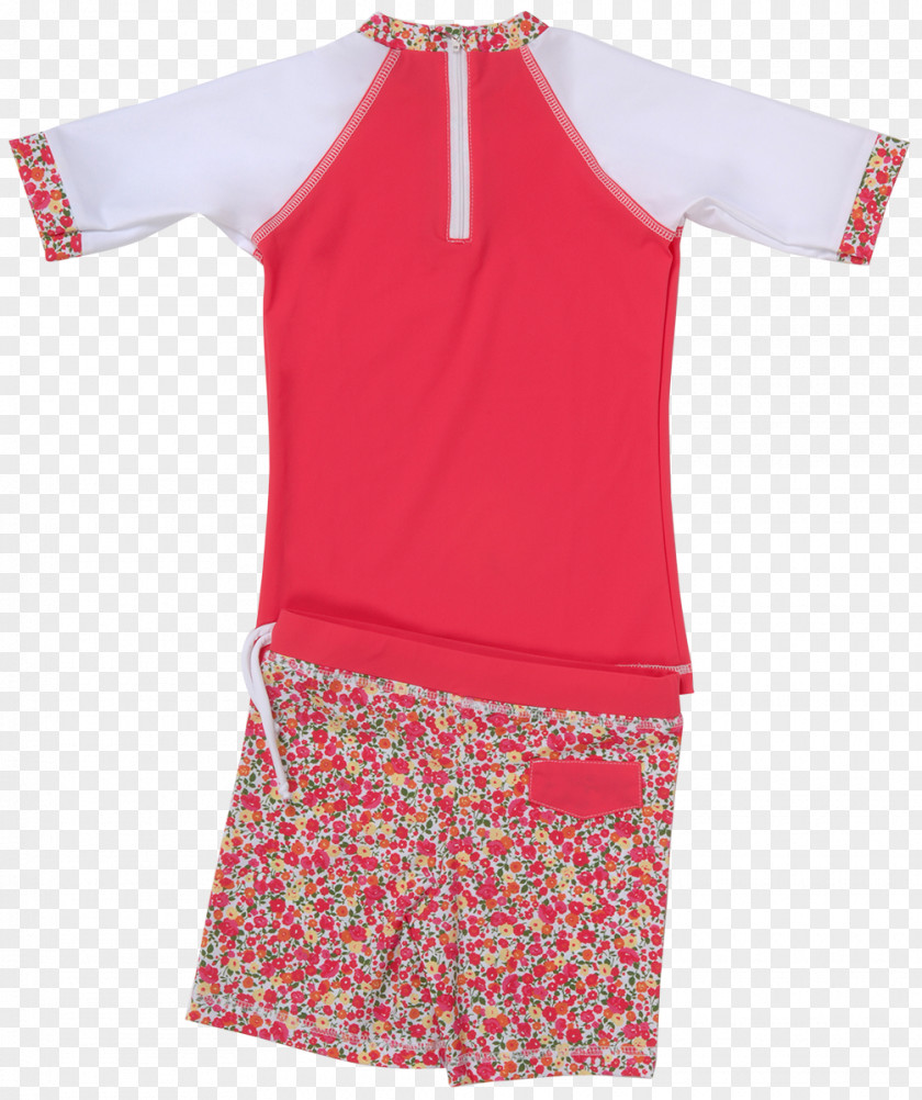 Dress Shoulder Sleeve Nightwear Pink M Collar PNG
