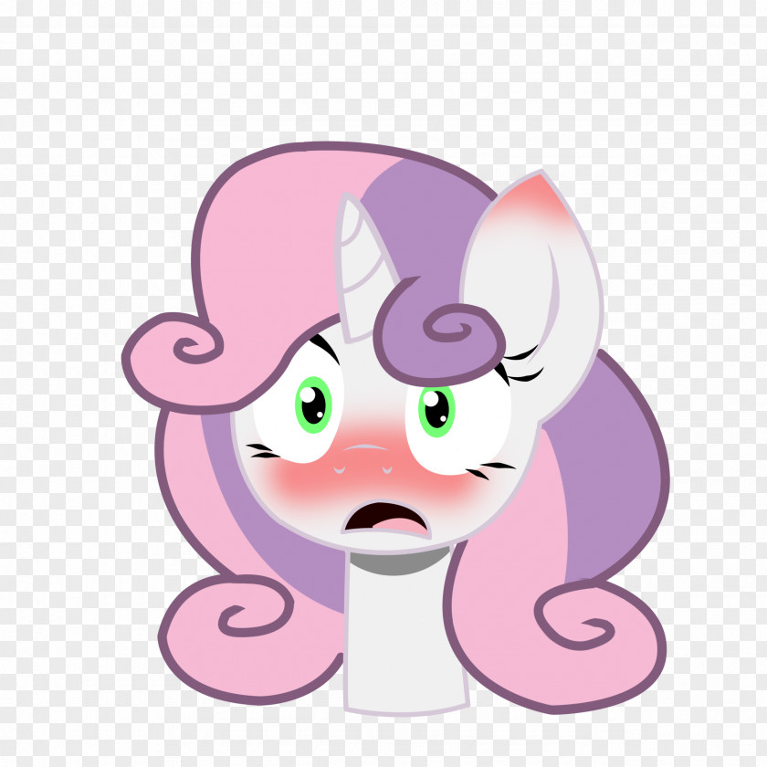 Embarrassing Sweetie Belle Embarrassment Blushing Pony PNG