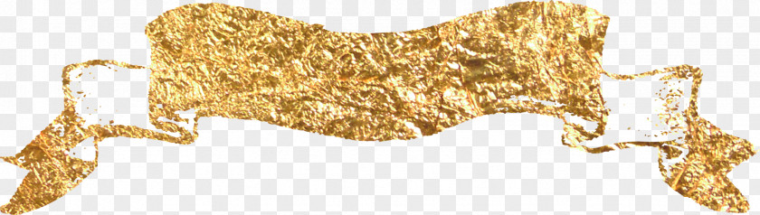 Material Gold Banner PNG