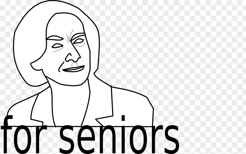 Seniors Thumb Cheek Business Clip Art PNG