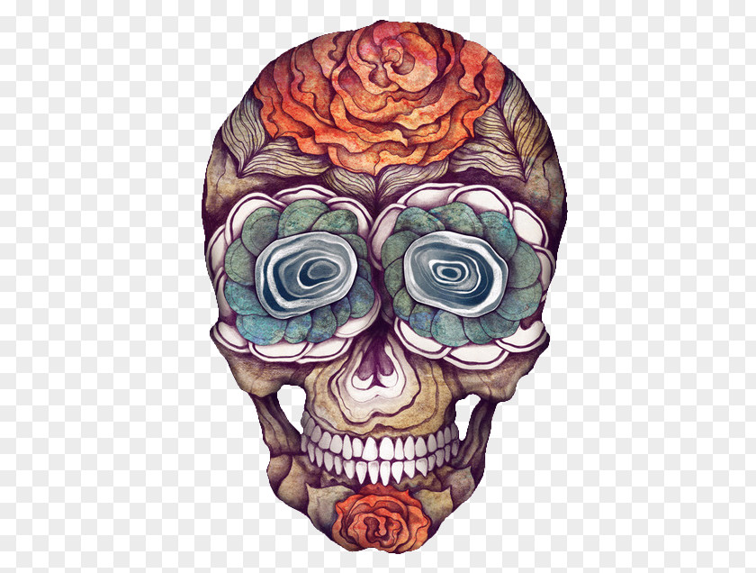 Skull La Calavera Catrina Day Of The Dead PNG