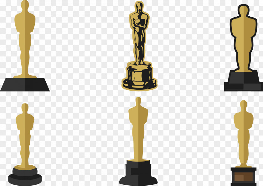 Vector Trophy Academy Awards Statue PNG