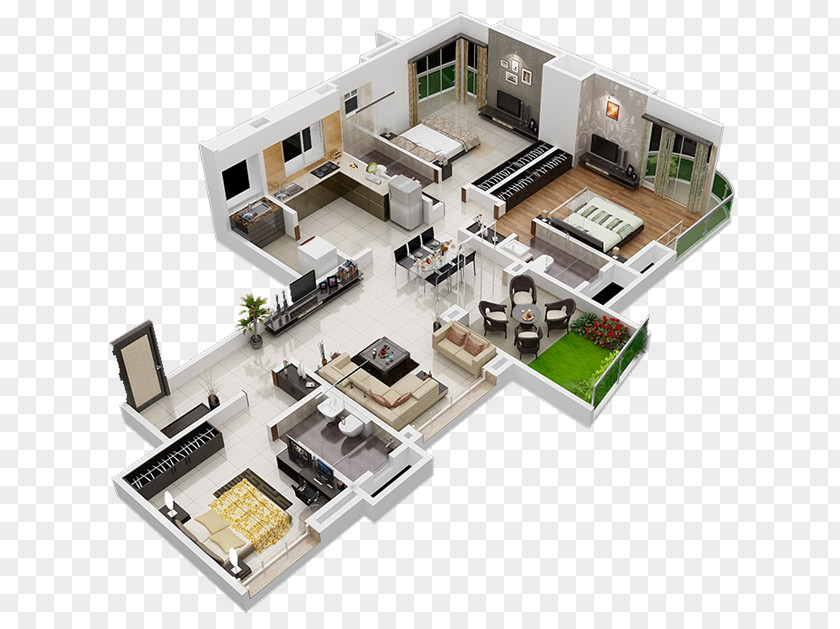Apartment Dr. C. K. Puranik Floor Plan Abitante House PNG