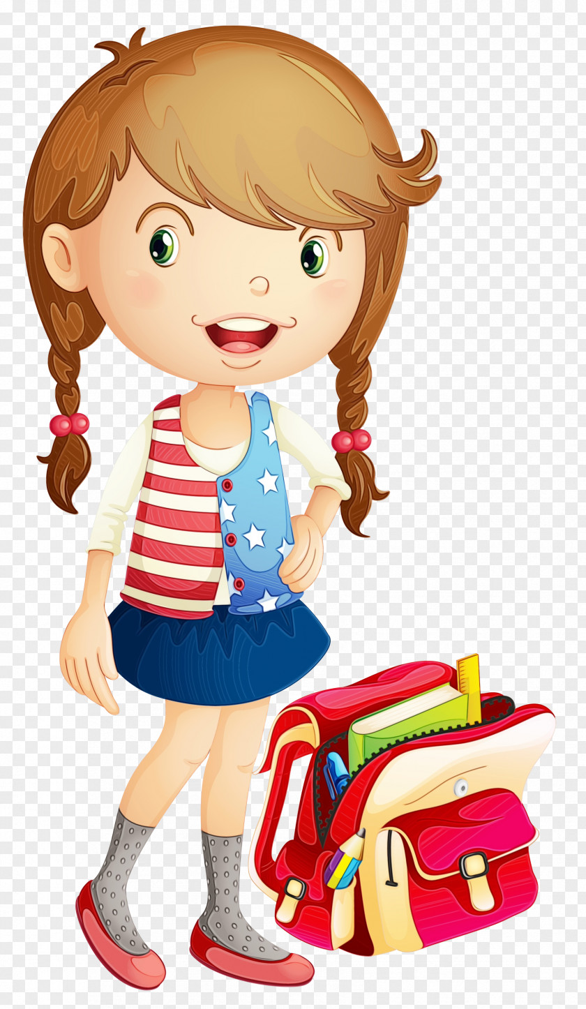 Cartoon Cdr Doll Vector PNG