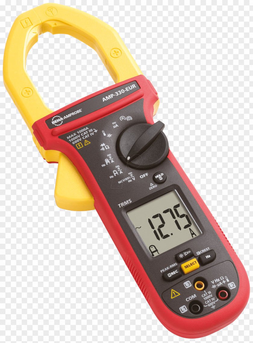 Electronic Scales Current Clamp Multimeter Ampere Electric Motor True RMS Converter PNG