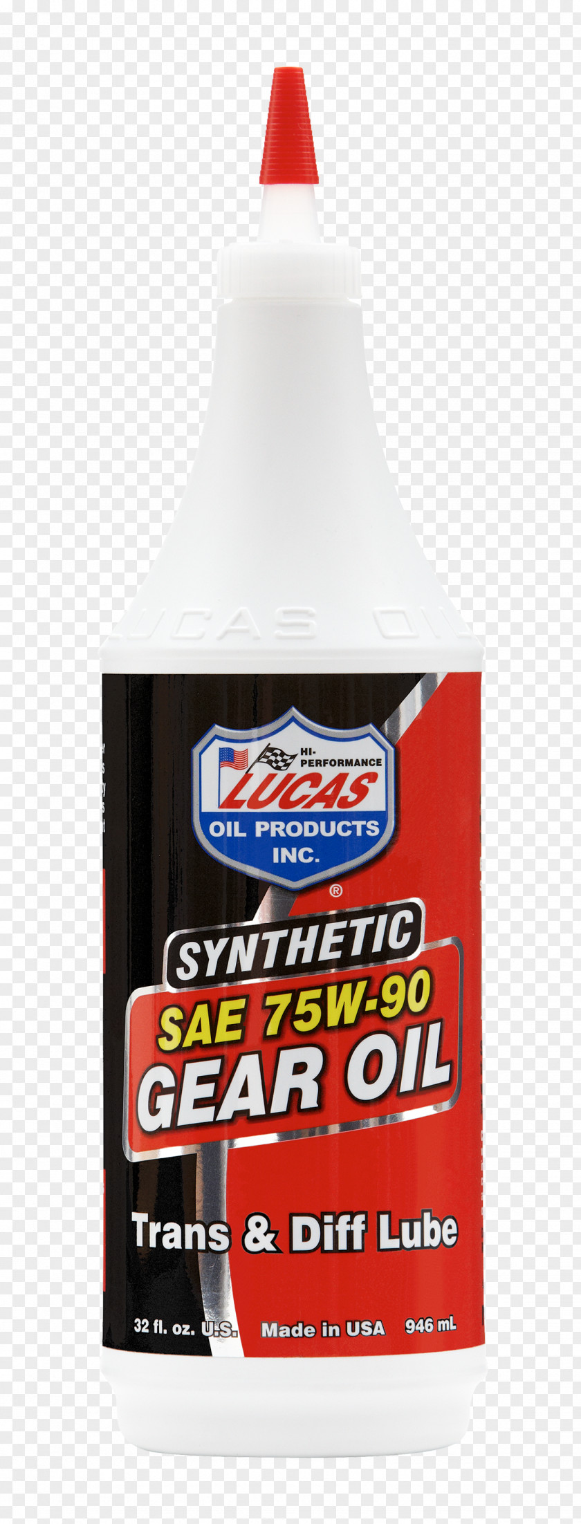 Motor Oil Lucas 10121 Synthetic SAE 75W-140 Gear Oil, Wood Glue PNG