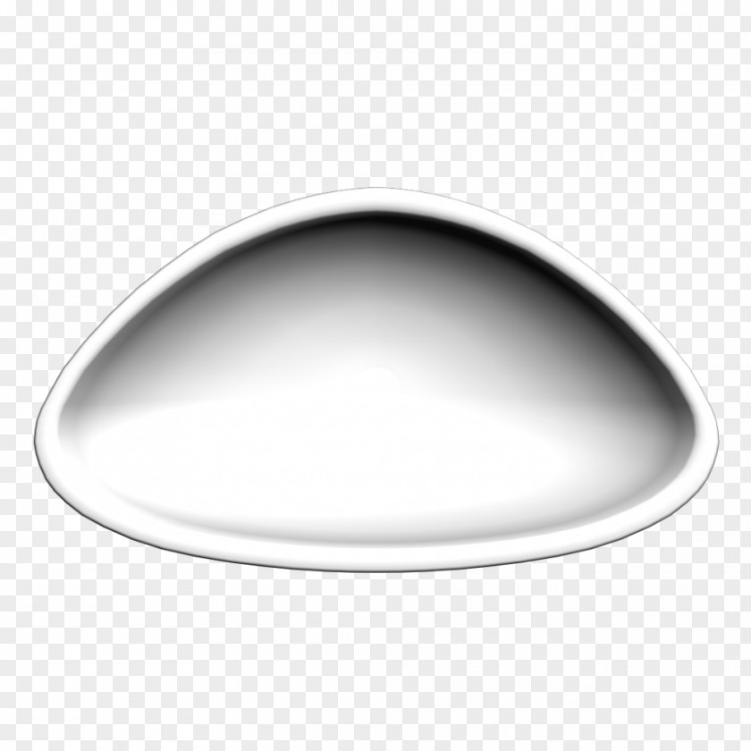 Silver Angle Oval PNG