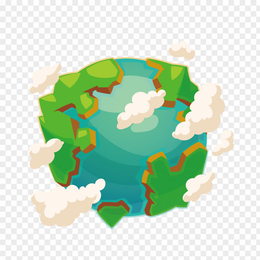 Cartoon Earth Vector Euclidean PNG