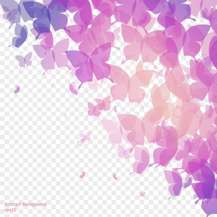 Creative Butterfly Background Clip Art PNG