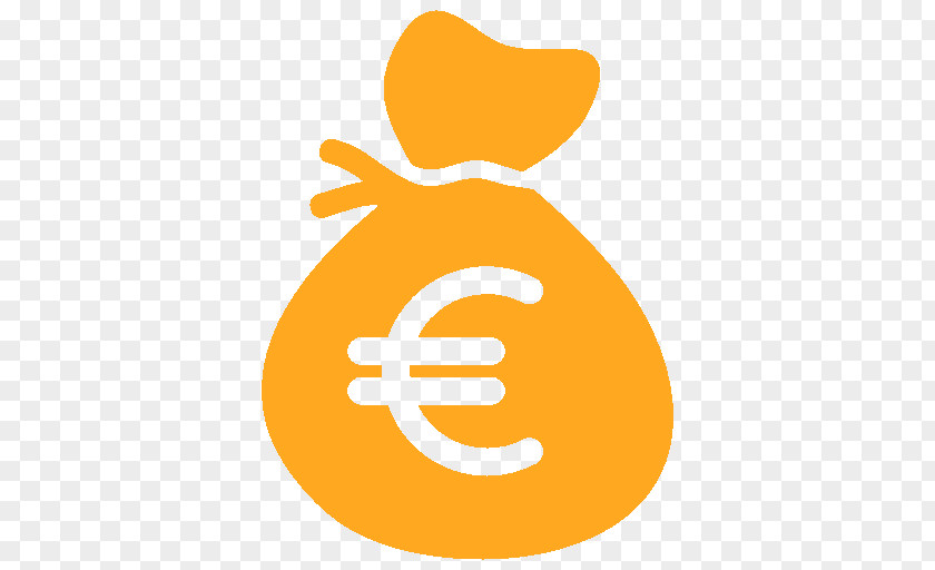 Money Bag Euro Sign Coin PNG