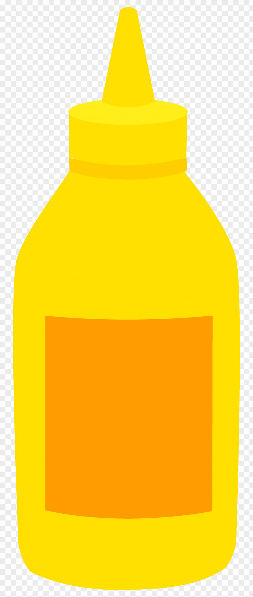 Ketchup Bottle Material Yellow PNG