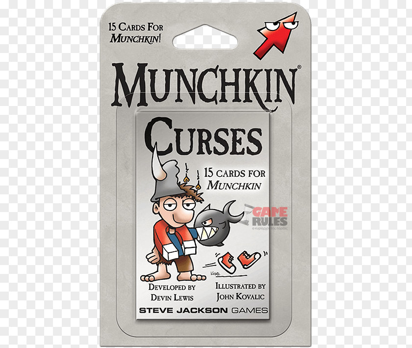 Munchkin Collectible Card Game Curse PNG
