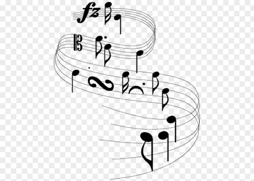 Musical Note Staff Clip Art PNG