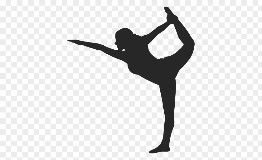 Silhouette Hot Yoga PNG