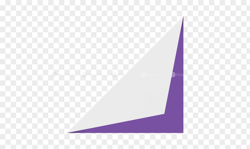 Triangle Paper Diagonal Origami PNG