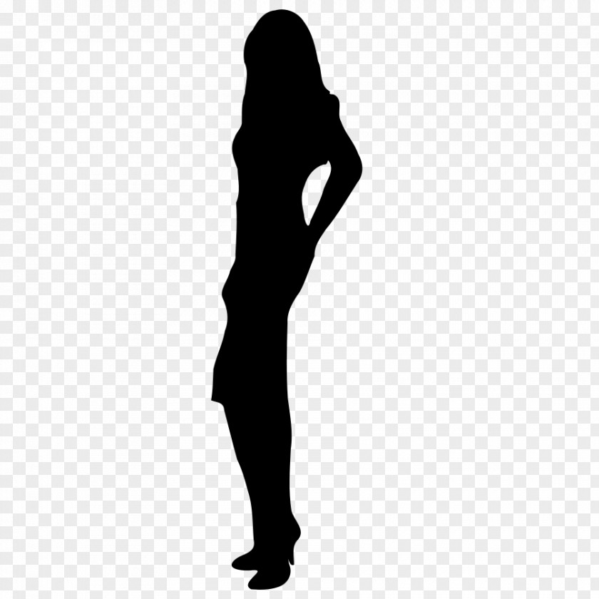 Woman Silhouette PNG , female leg clipart PNG