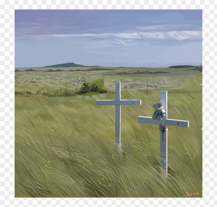 Crucifixion DeviantArt Cross Grassland PNG