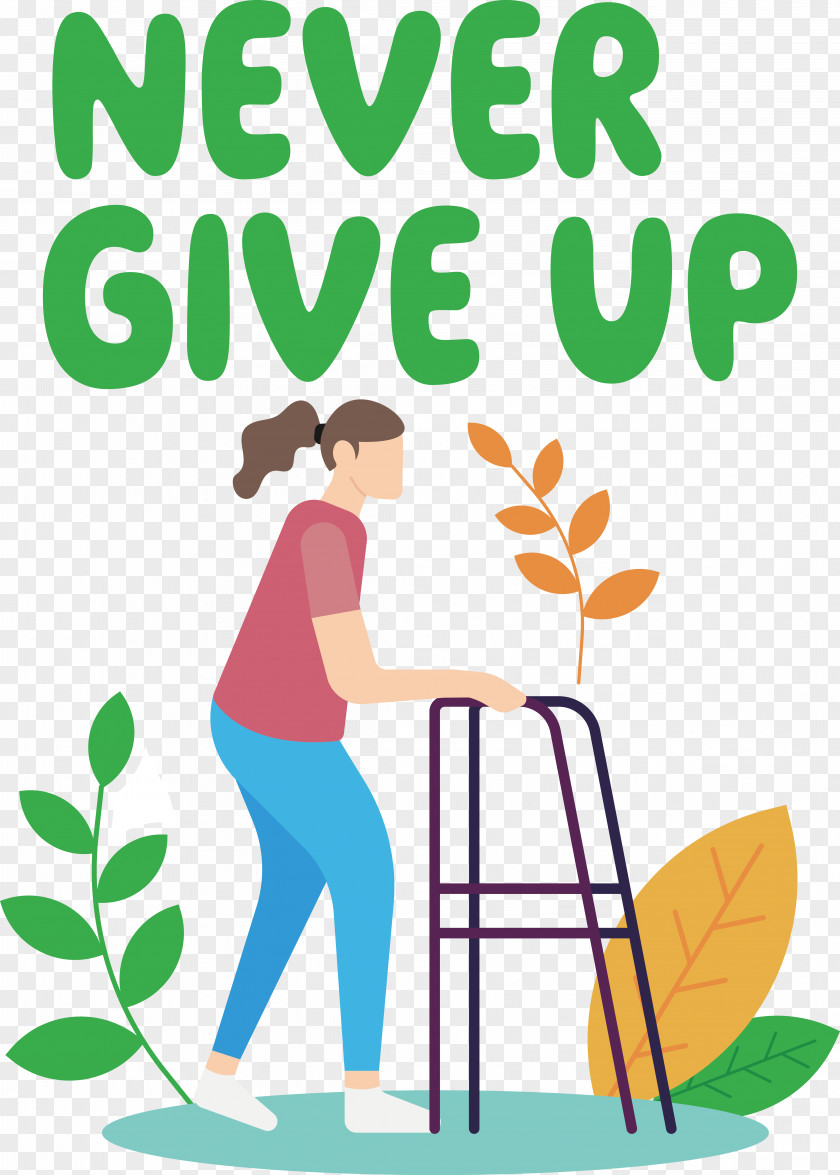 Disability Never Give Up Disability Day PNG