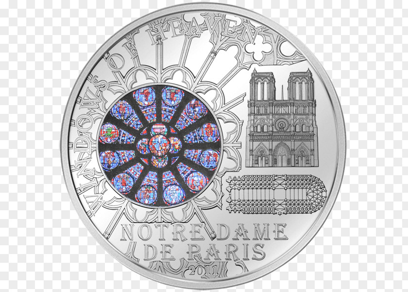 Notredame De Paris Key Chains Notre-Dame Coin Silver Zazzle PNG