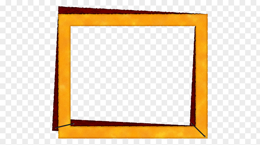 Orange Frame Photography Picture PNG
