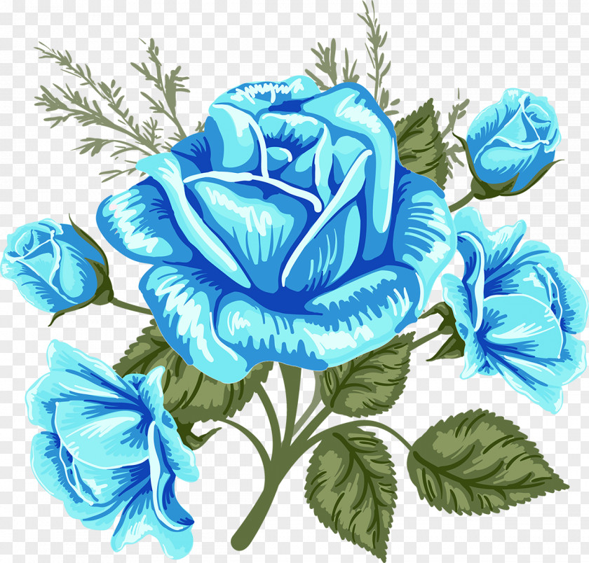 Rose Flower Bouquet Drawing Clip Art PNG