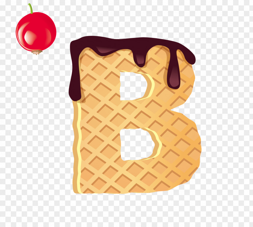 Alphabet Fruit Biscuit Font Food PNG