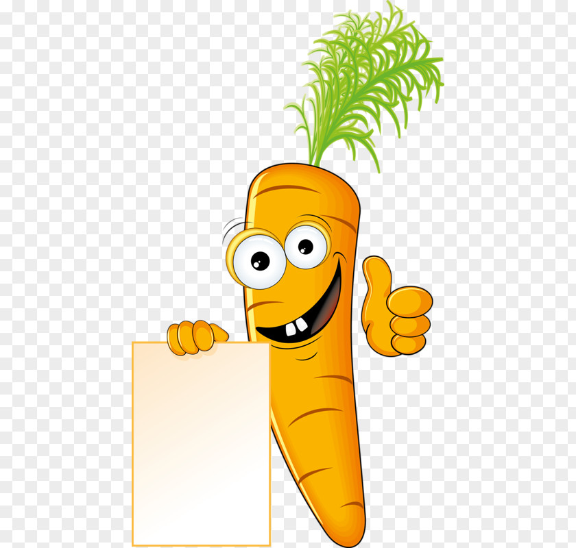 Cartoon Carrot Vegetable Fruit Illustration PNG