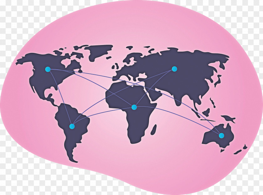 Connected World PNG