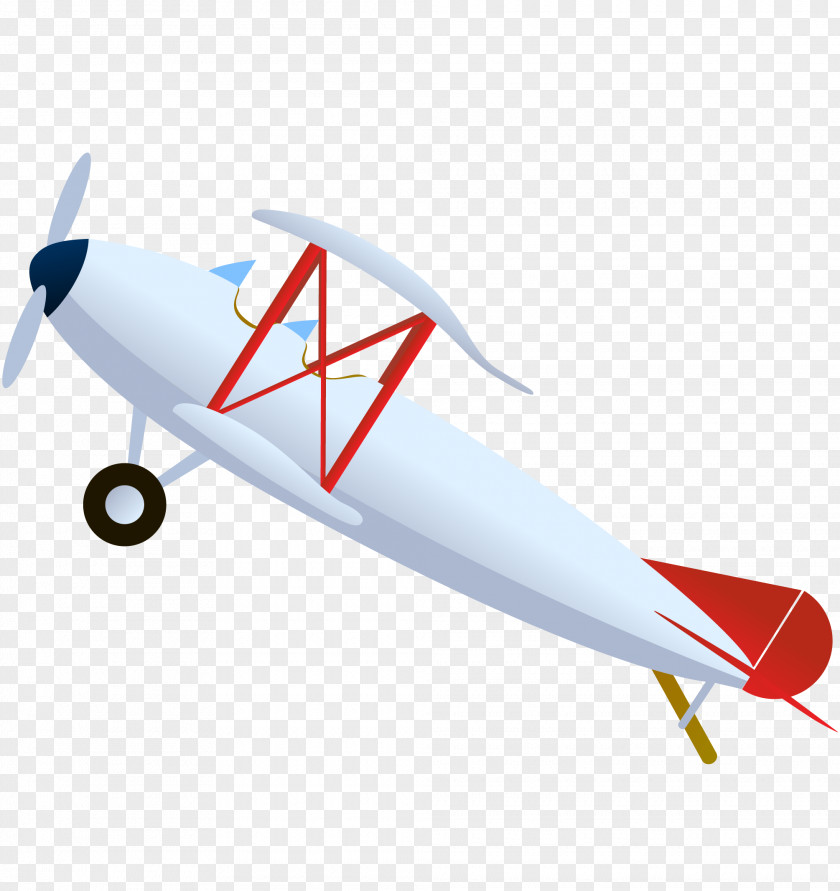 Hand-painted Aircraft Vector Airplane PNG
