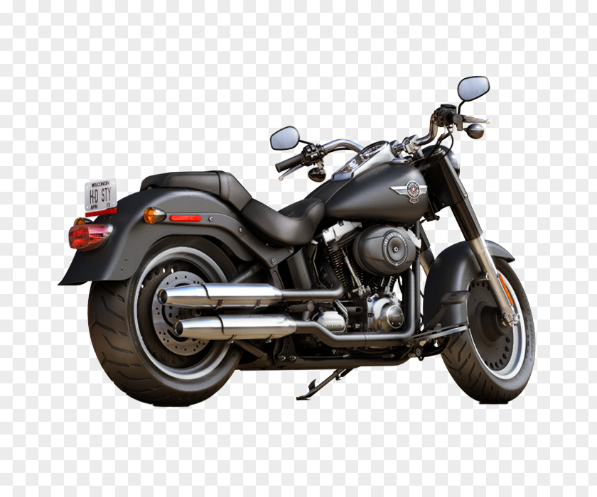 Harley Motorcycle Harley-Davidson FLSTF Fat Boy Softail Woodstock PNG