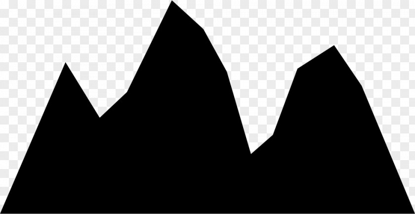 M Point SilhouetteMountain Download Triangle Black & White PNG