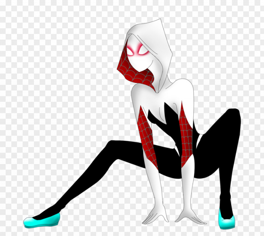 Spider Gwen Muscle Character Fiction Clip Art PNG