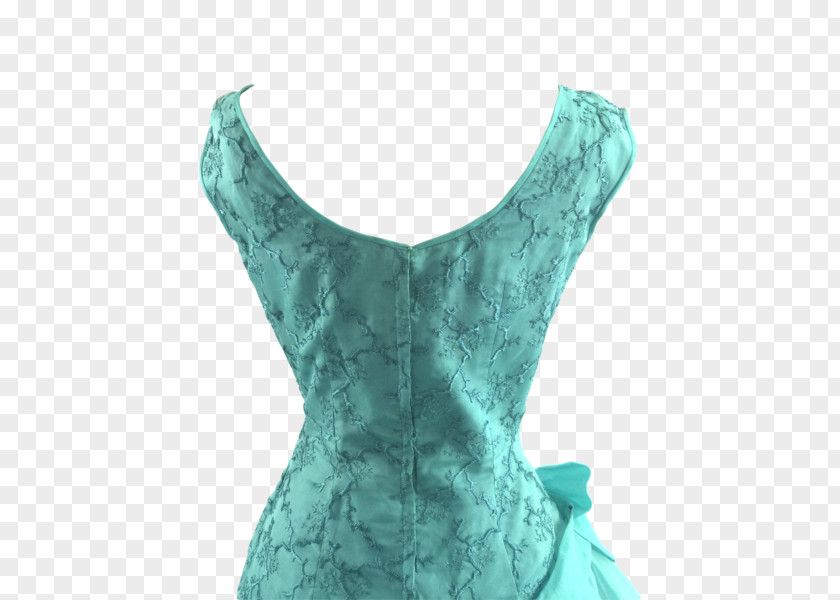 1960s Party Dress Neck PNG