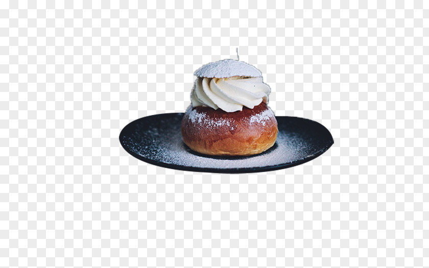 A Bread And Butter Semla Cupcake Breakfast Swedish Cuisine Recipe PNG