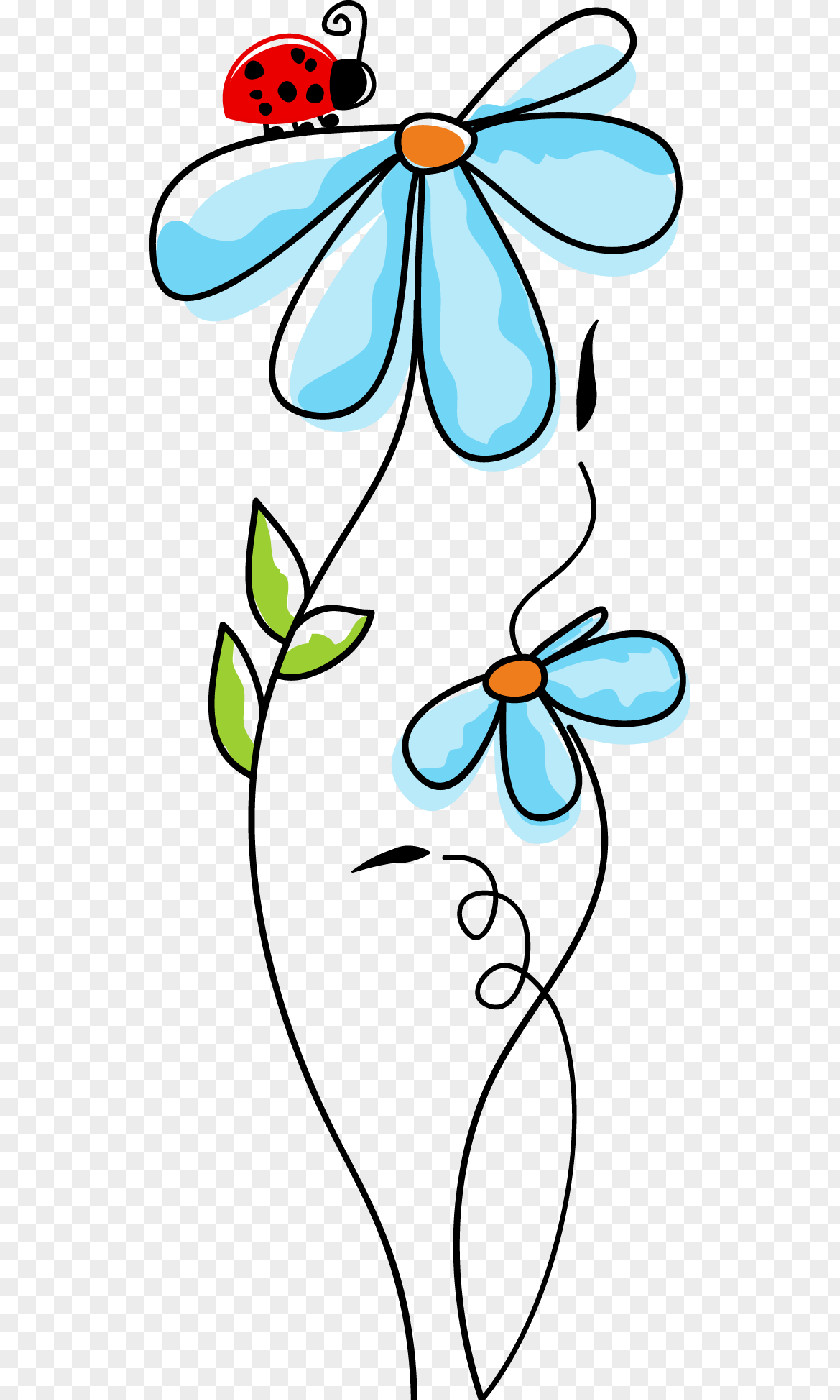 Flower Ladybird Clip Art PNG