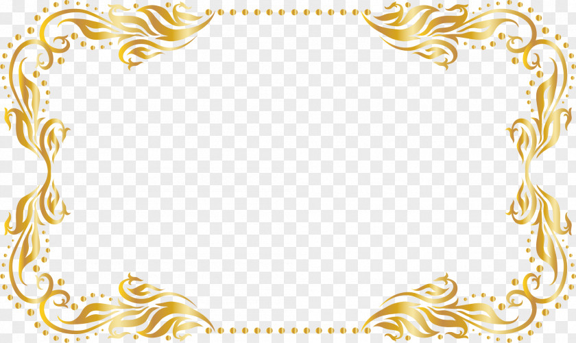 Golden Tree Rattan Frame Picture Gold Clip Art PNG