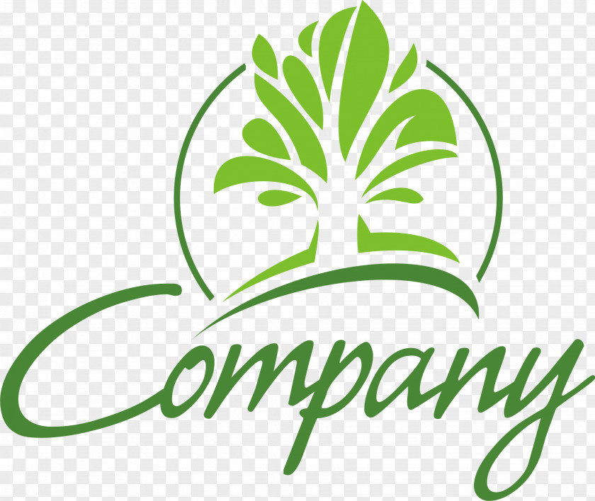 Green Tree Logo Idea PNG