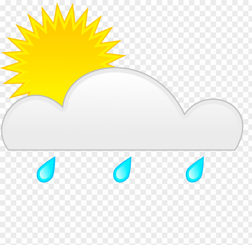 Sun Rain Cloud Clip Art PNG